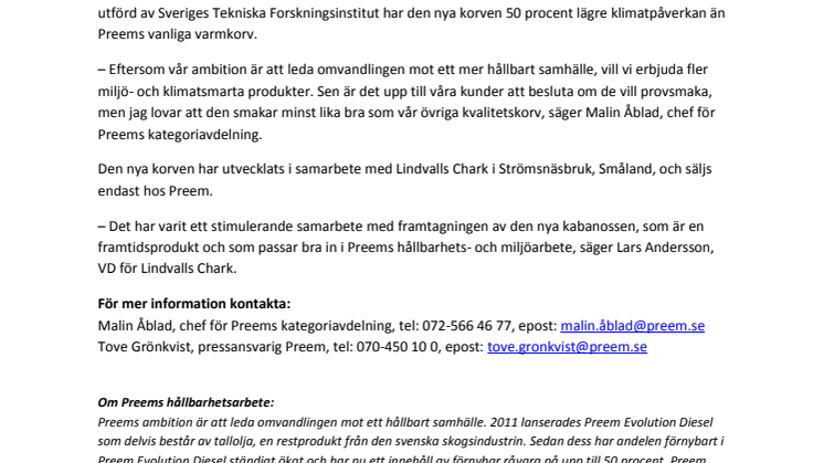 Preem först med korv med lägre kötthalt
