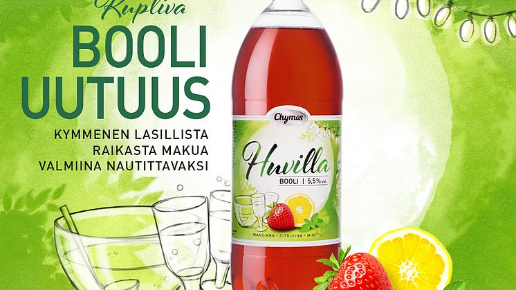 Huvilla Booli on saatavilla Alkosta kesäkauden ajan.
