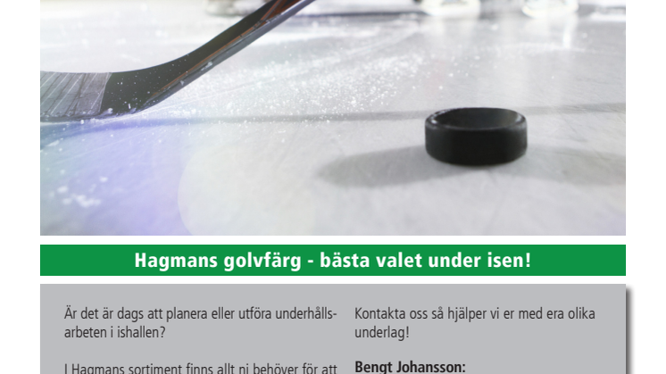 Dags att ser över underlagen i ishallen?
