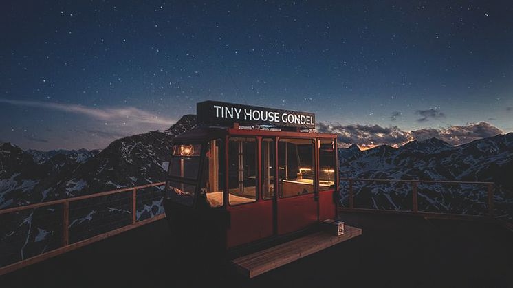 Tiny House Gondel am Piz Nair, Graubünden (c) Nico Schärer Photography