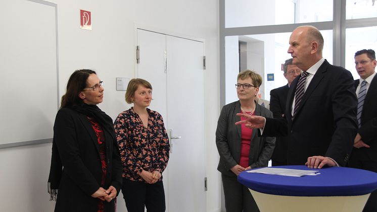 Ministerpräsident Woidke auf "ZukunftsTour Jugend" an der TH Wildau