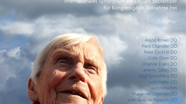 Osteopathie: Auch im Alter vital und beweglich / 19. Internationaler Kongress des Verbandes der Osteopathen Deutschland  vom 30.09. – 02.10.2016 in Bad Nauheim