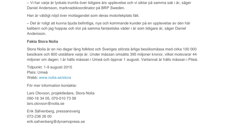 Skoterns ultimata lekplats tar plats på Stora Nolia i Umeå