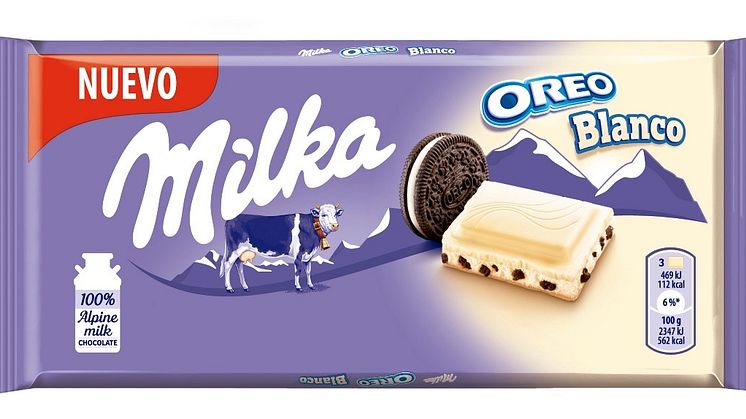 Milka presenta una combinación única: el nuevo sabor  Milka Oreo Blanco
