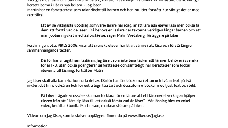 Martin Widmark lockar tilll läsning