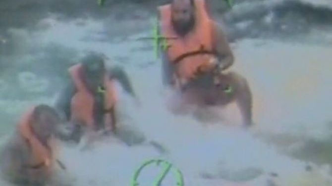 Image - ACR Electronics - USCG footage of the fishermen