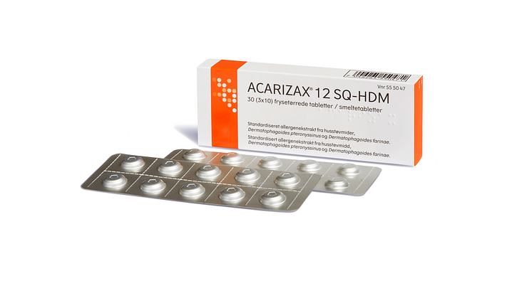 ACARIZAX®, en allergenspecifik immunterapi i tablettform för behandling av allergisk rinit och allergisk astma orsakad av husdammskvalster