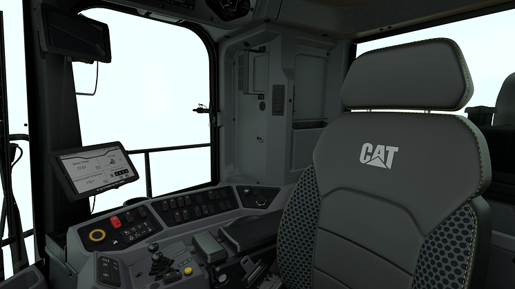 Cat 992 inuti hytten