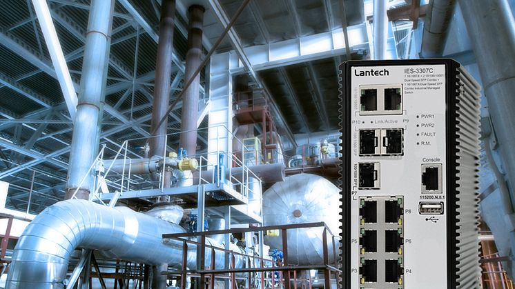 Industriell switch med enklare installation
