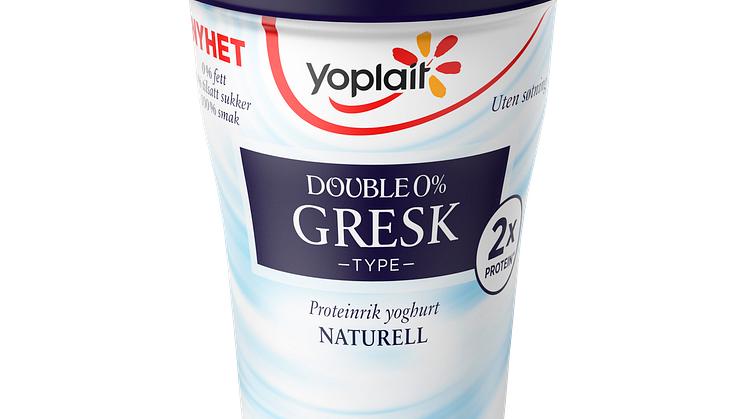 Yoplait Double 0% Gresk Naturell