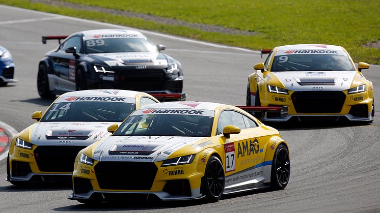 Danske Nicolaj Møller Madsen mistede førstepladsen i Audi Sport TT Cup