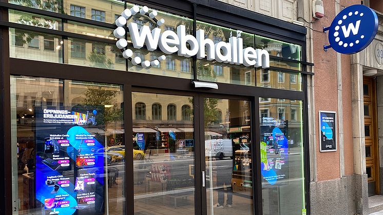 Webhallen nyöppnar Sveavägen med nytt butikskoncept