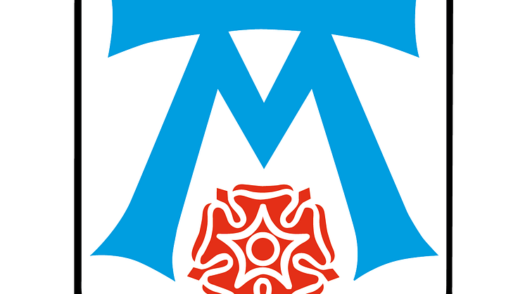 Västerås logotype vit text