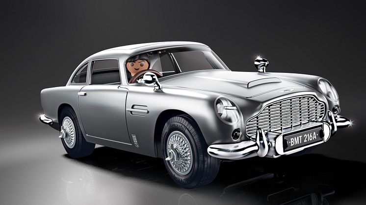 Großes Kino bei PLAYMOBIL: Leinwandlegende James Bond Aston Martin DB5 launcht im Oktober
