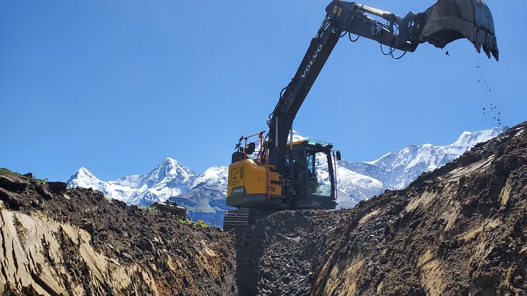 Bau Wasserversorgung Birg Schilthorn