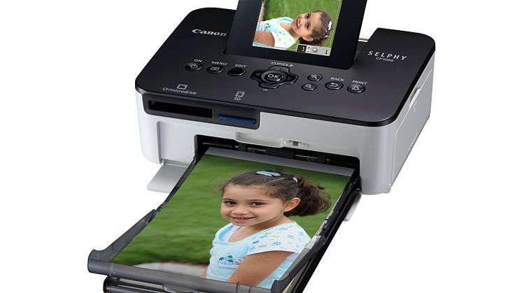 SELPHY CP1000 FSL Postcard Tray LCD Up Black B2B