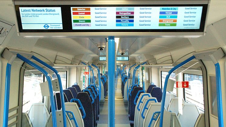 Thameslink trains - smart signs - Tube info