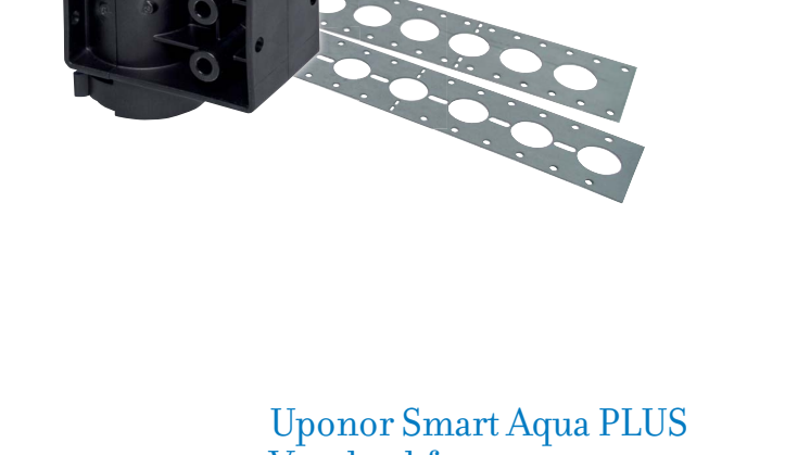 Broschyr - Uponor Smart Aqua PLUS Väggbockfixtur