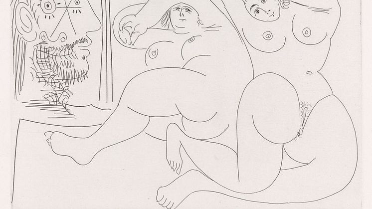 Pablo Picasso, 18. august 1968. © Succession Pablo Picasso / BONO 2019