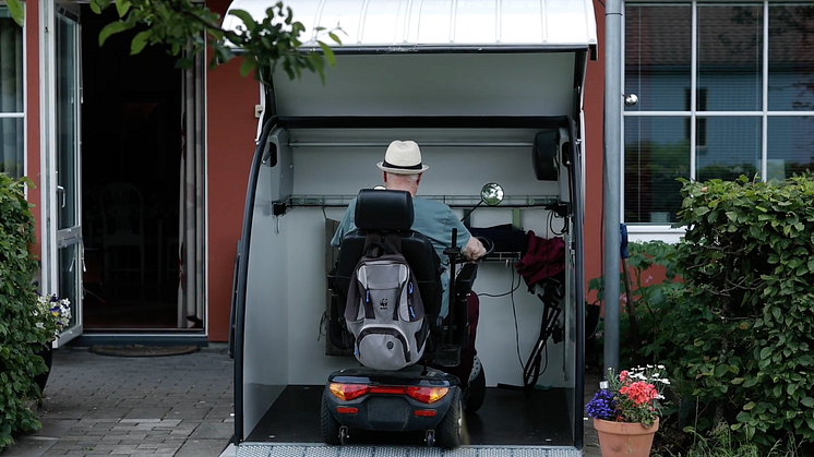 Dooman BB40 förvaring av Permobiler
