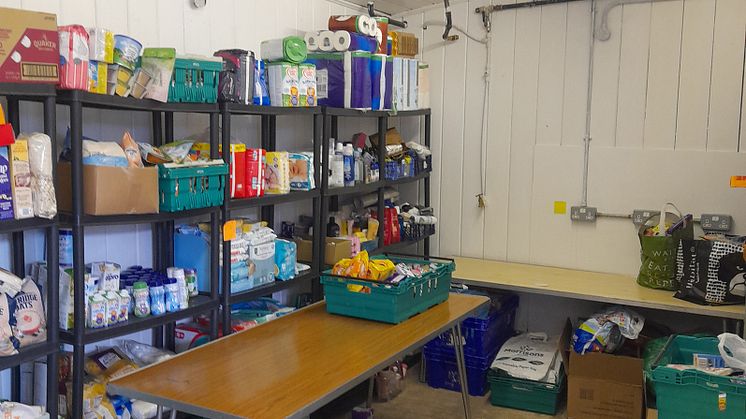 Whyteleafe storeroom renovated for foodbank
