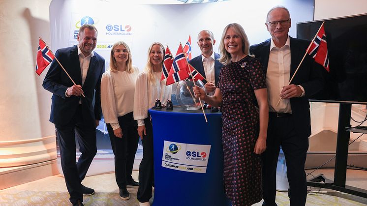 F.v. Stefan Marx, Emilie Nordskar, Tiril Eckhoff, Morten Aa Djupvik, Anne Lindboe, Arne Horten (foto IBU)