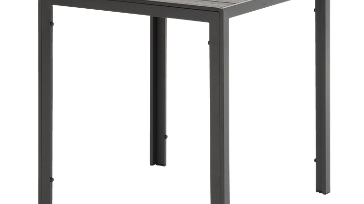 Tuintafel JERSORE B70xL70 zwart
