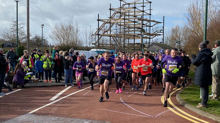 ​Teesside runners join the resolution for the Stroke Association
