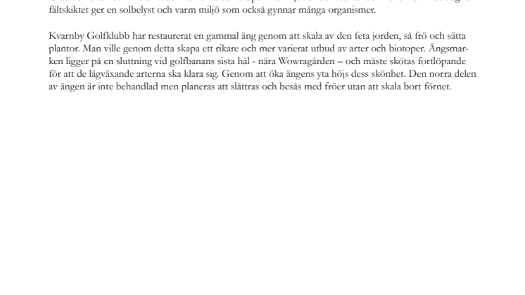 Ängens dag, bakgrundsinformation