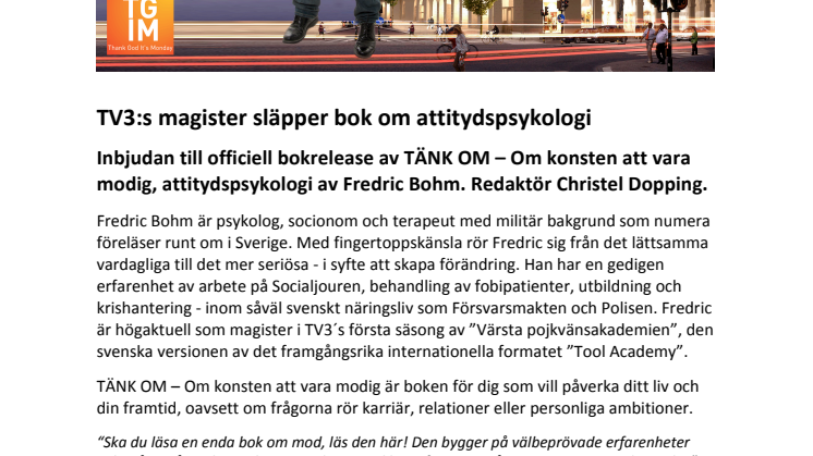 TV3:s magister släpper bok om attitydspsykologi