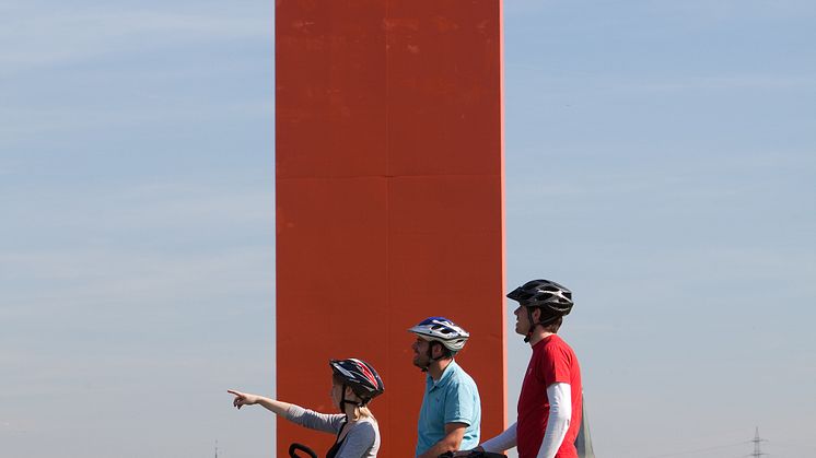 Die Rheinorange in Duisburg ©RuhrtalRadweg
