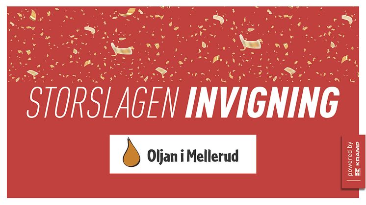 Oljan i Mellerud, intill Västerråda, kommer under hösten utöka sin butik med en Powered by Kramp-shop-in-shop. När butiken återinvigs den 24 oktober kommer besökarna, förutom det ordinarie sortimentet, även hitta ett nytt utbud med reservdelar och ti