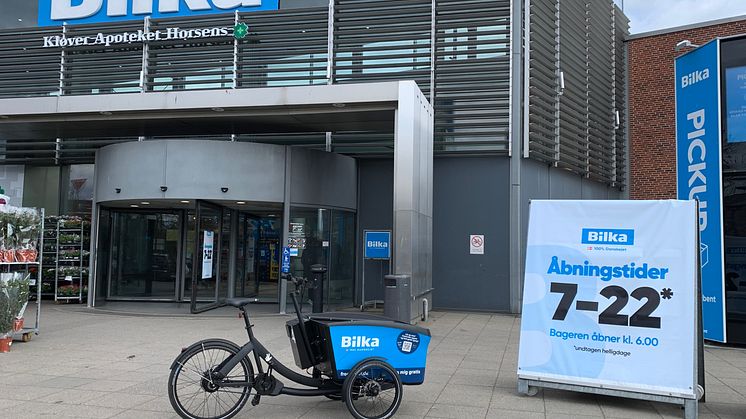 Bilka i Horsens tilbyder nu gratis udlån af el-ladcykler