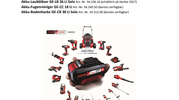 Highlights auf dem IVG Medientag Garten 2017 - Einhell EXPERT PLUS Neuheiten