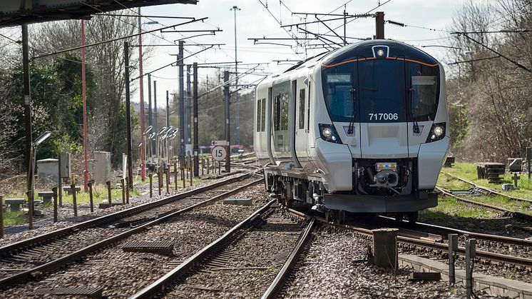 New Moorgate train on launch day 25.03.19
