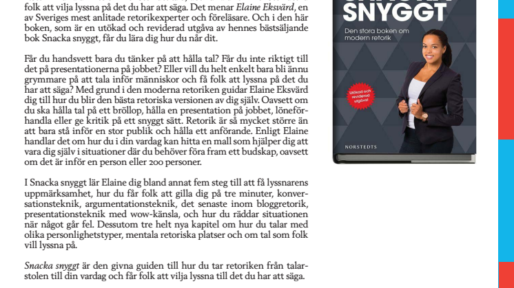 Snacka snyggt av Elaine Eksvärd
