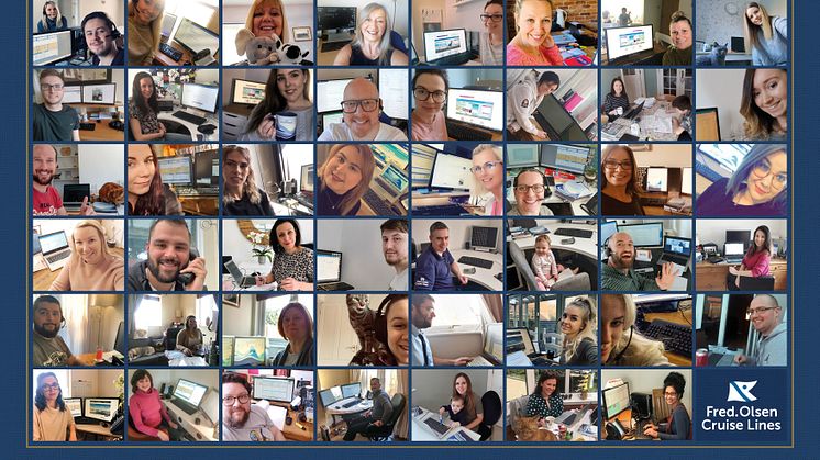 ‘We are still here for you’ – Fred. Olsen Cruise Lines share working from home pictures in show of support for guests and trade