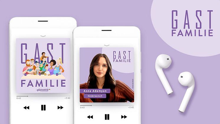dm-Familienprogramm glückskind erweitert mit neuem Format „GASTFAMILIE“ sein Podcast-Angebot