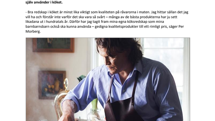 Morberg lanserar redskap till köket