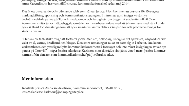Ny kommunikationschef på plats