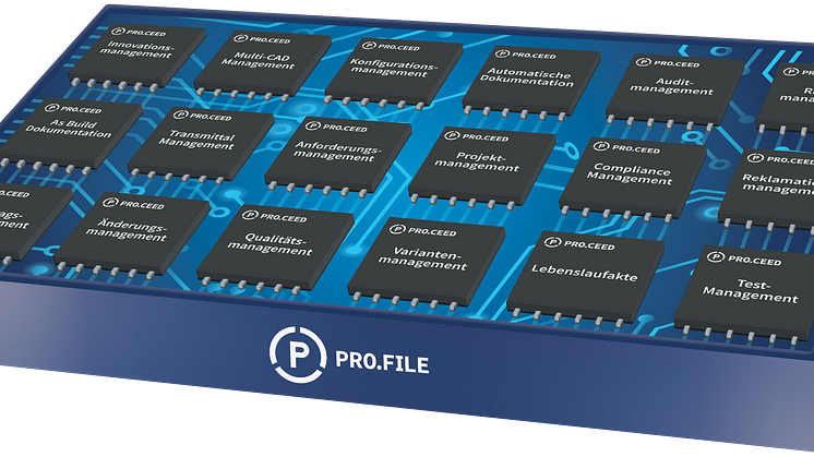 Die PLM/DMStec-Plattform PRO.FILE. Abb.: PROCAD