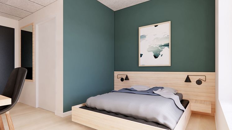 På Lolland, tæt på færgelinjerne, der sejler mellem Danmark og Tyskland, bygges Aiden by Best Western Lolland. 