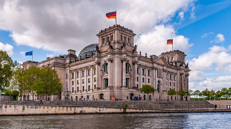 Berlin: Reichstagsgebäude, Sitz des Deutschen Bundestags