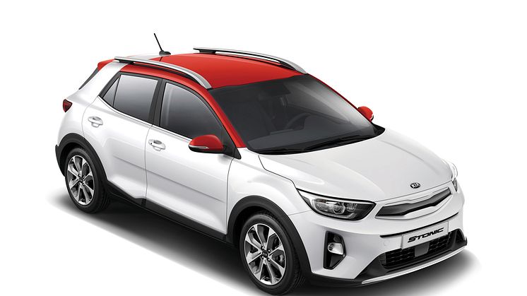 Kia Stonic White Red