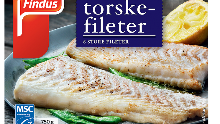 Findus torskefileter 750 g