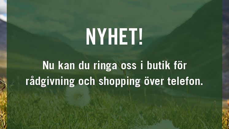 Ring din lokala favoritbutik för rådgivning och köp