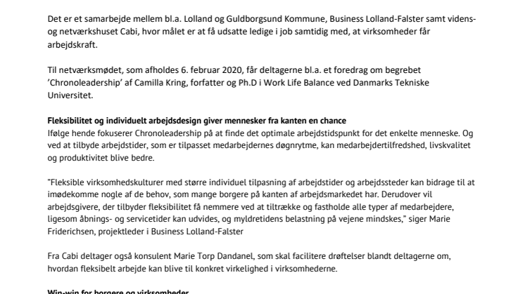 Netværksmøde giver virksomheder inspiration til mere fleksibel arbejdskultur