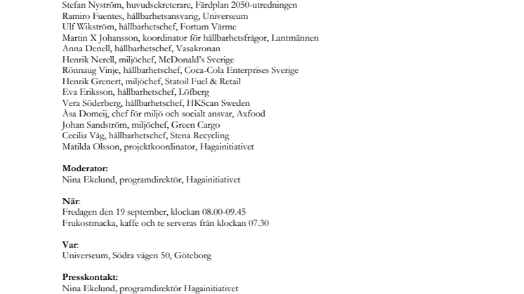 Pressinbjudan: Är företagens klimatarbete lönsamt?