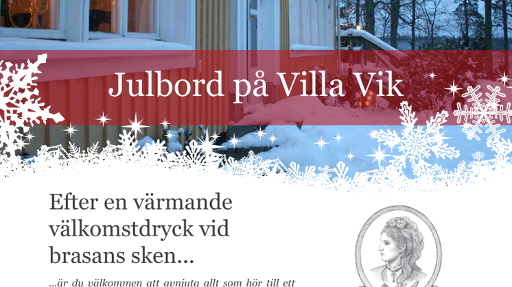Julbord på Villa Vik
