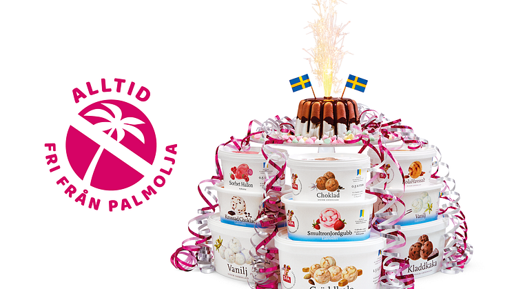 Från och med 1 januari 2020 är hela vårt sortiment palmoljefritt. Det tycker vi är värt att fira!